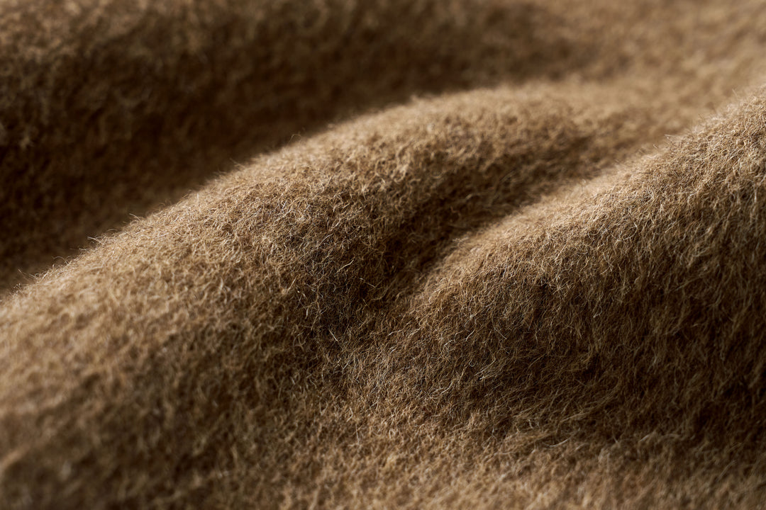 Camel Wool Wrap Coat SSWC0087