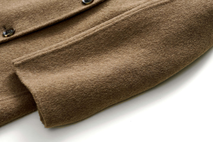 Camel Wool Wrap Coat SSWC0087