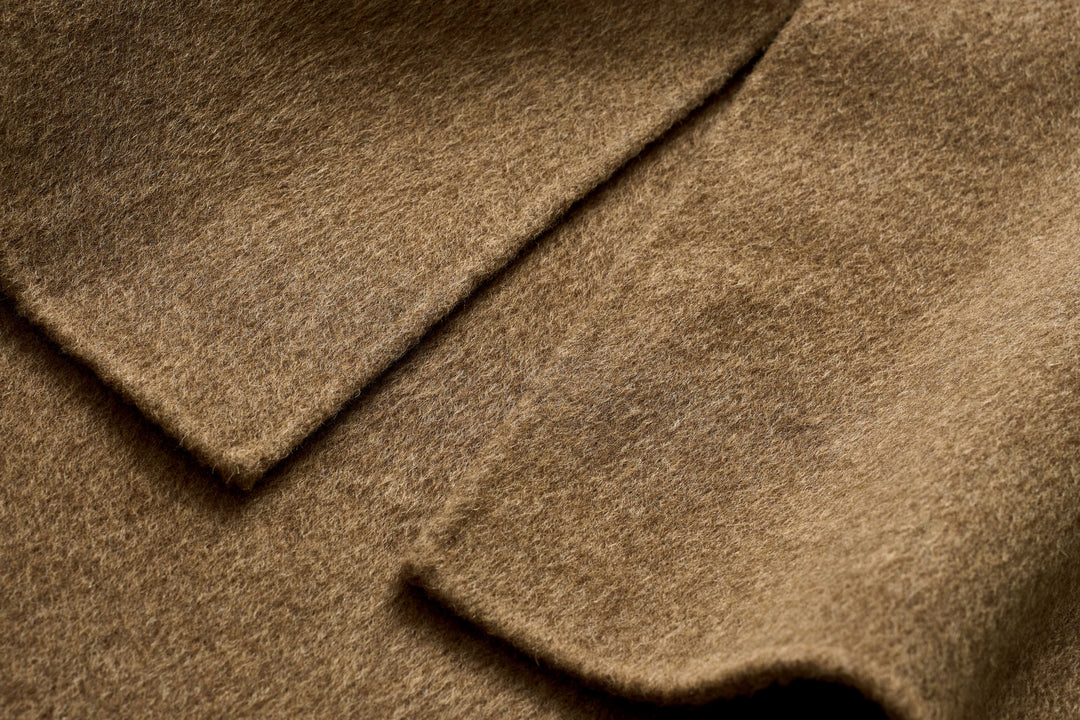 Camel Wool Wrap Coat SSWC0087