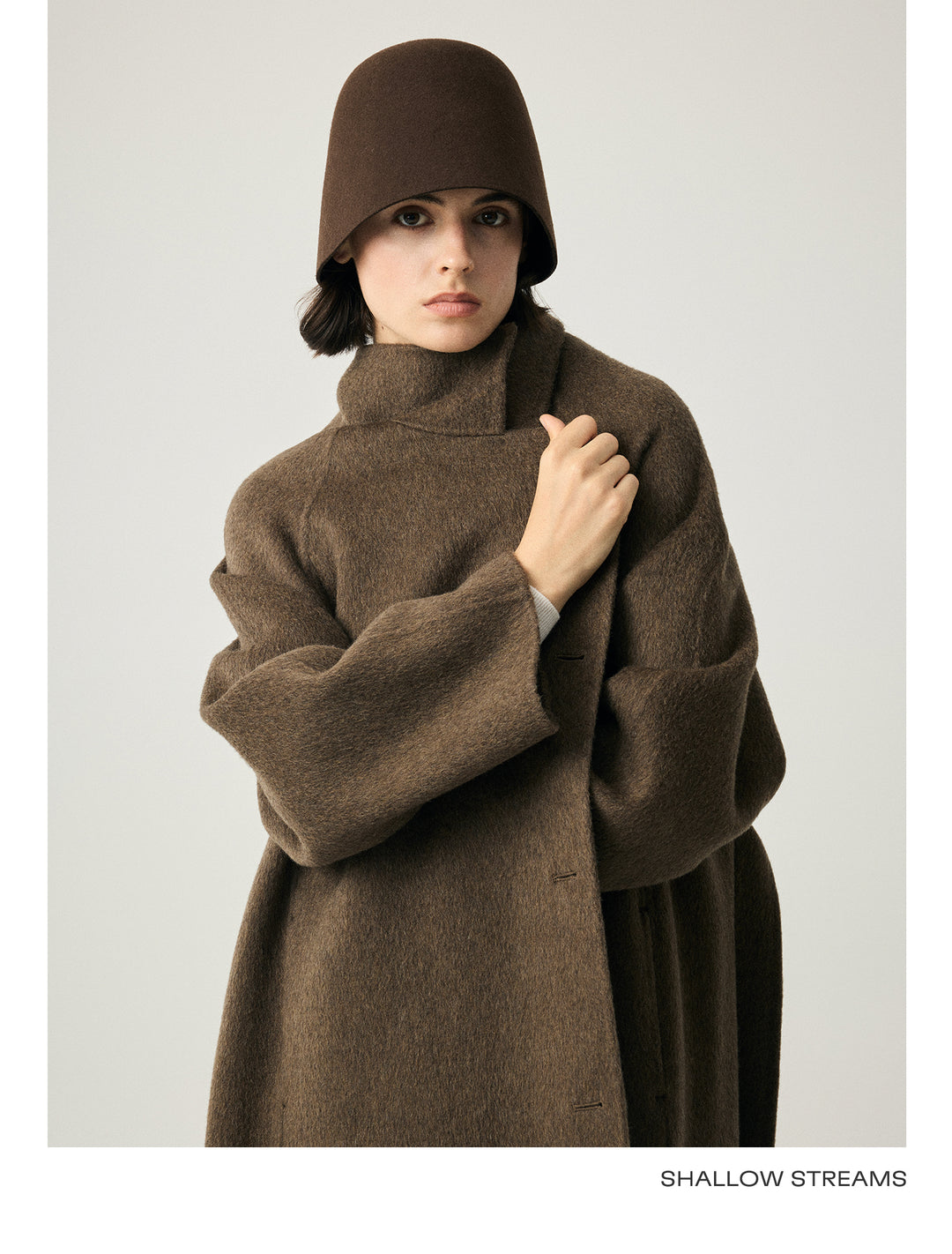 Luxe Wool-Camel Blend Wrap Coat SSWC0090