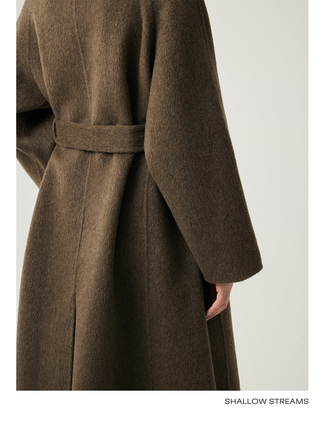 Luxe Wool-Camel Blend Wrap Coat SSWC0090