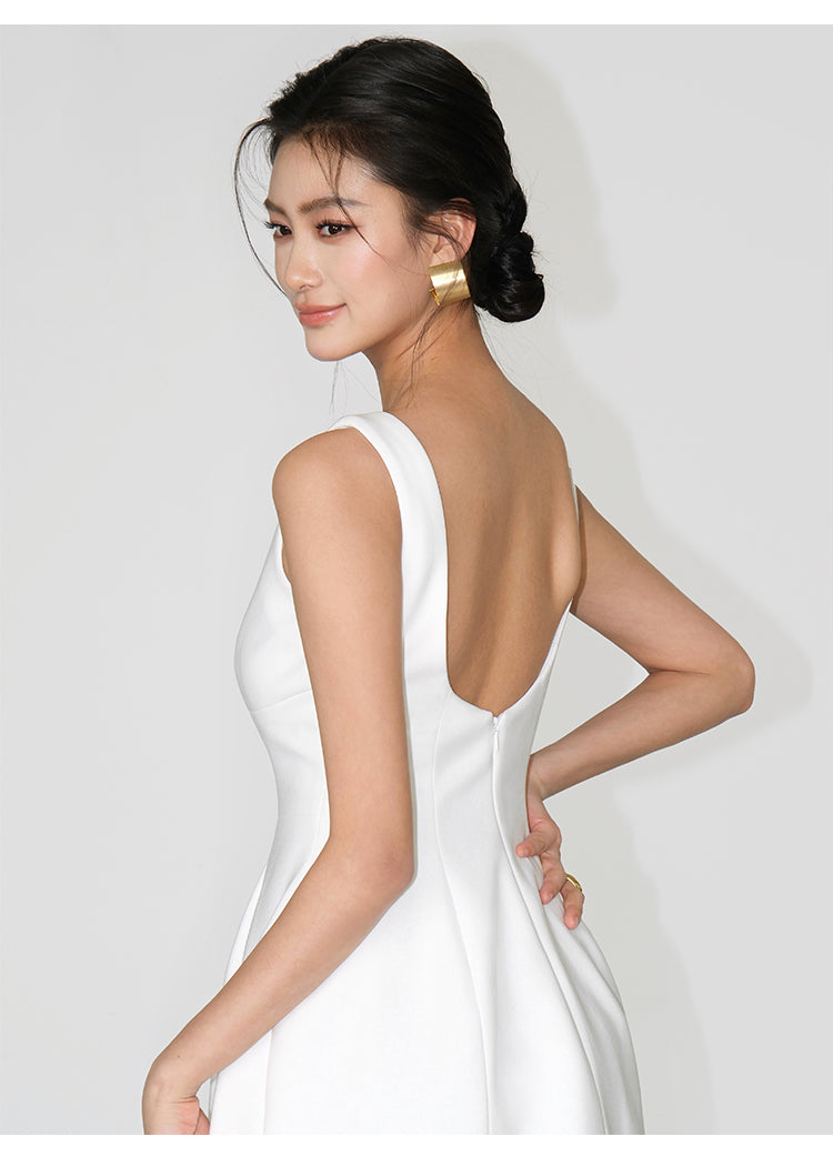 Backless Heart Mini Dress NHMD0160