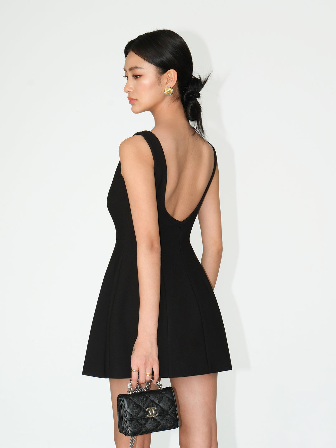 Backless Heart Mini Dress NHMD0160