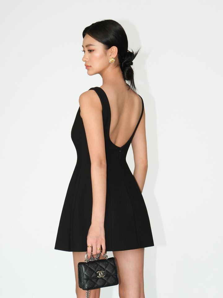 Backless Heart Mini Dress NHMD0160