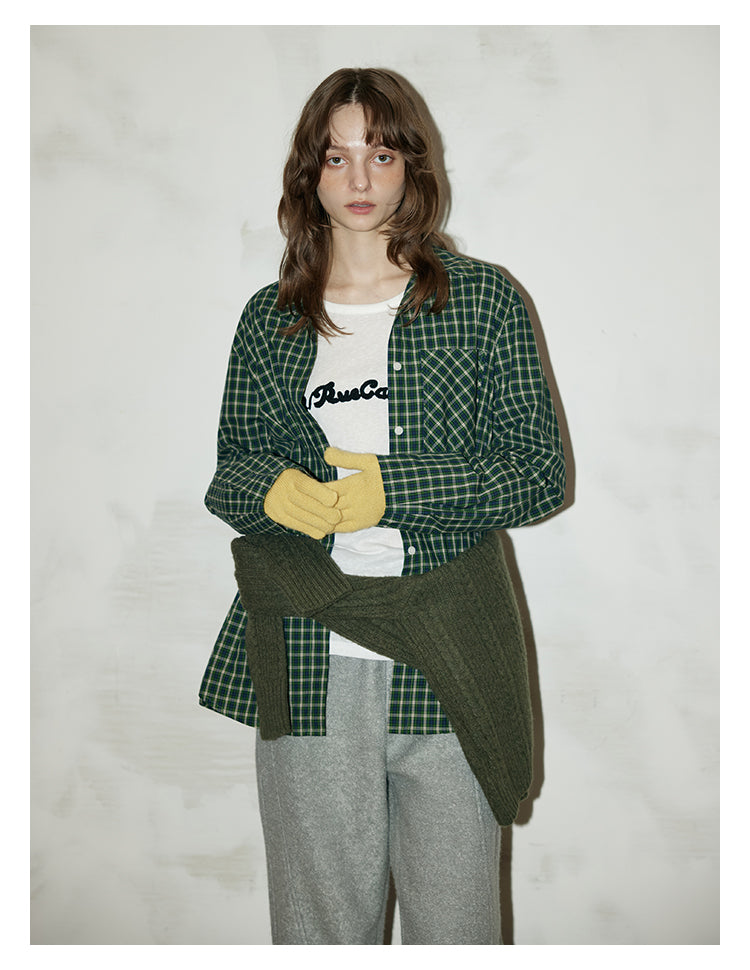 Green Valley Check Overshirt OMOS0284