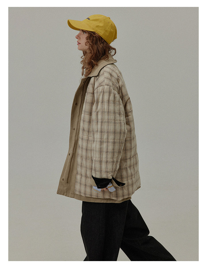 Urban Khaki Oversized Cotton Jacket BMCJ0271