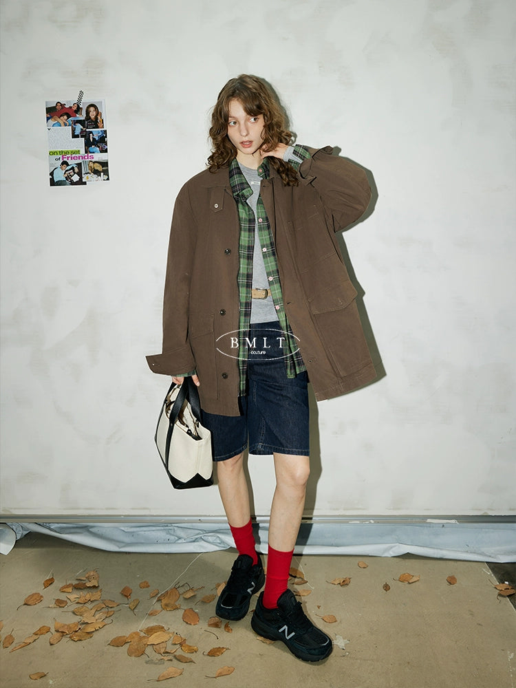 Grass Green Plaid Shirt BMPS0270