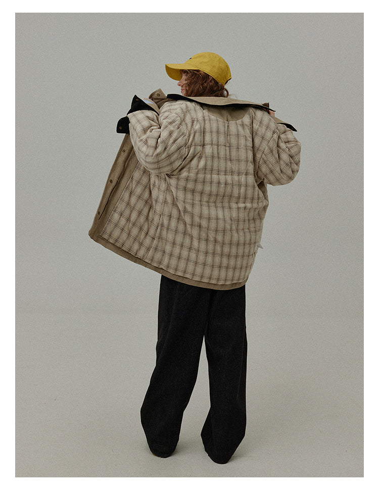Urban Khaki Oversized Cotton Jacket BMCJ0271
