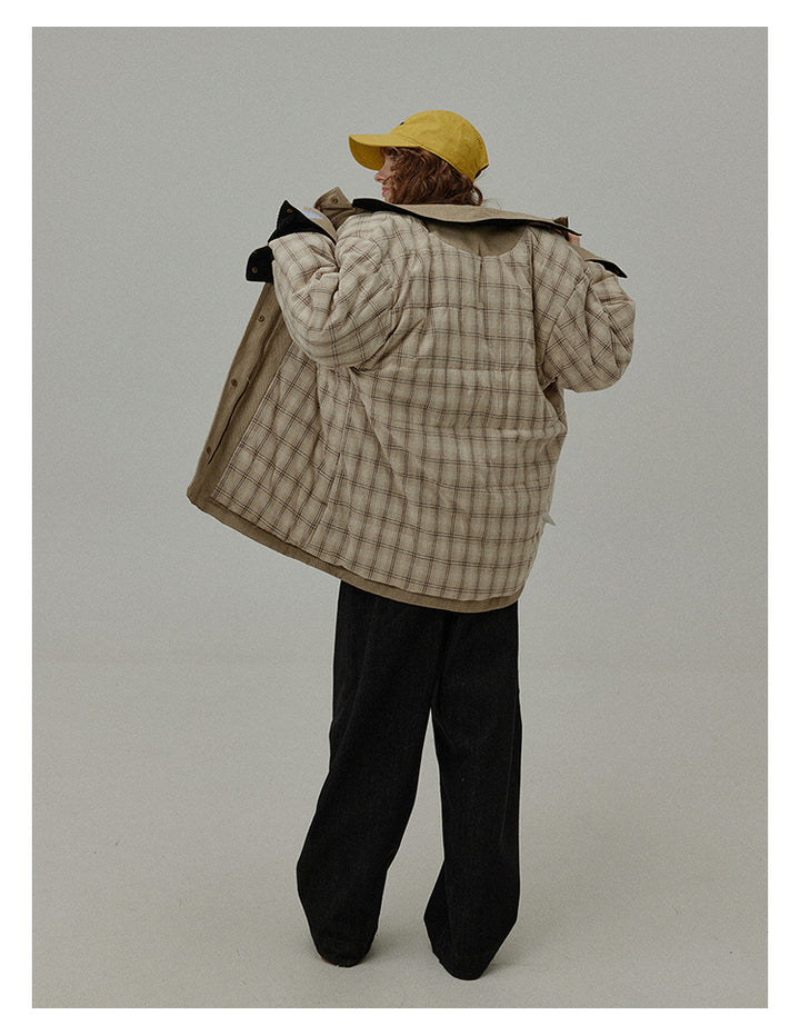 Urban Khaki Oversized Cotton Jacket BMCJ0271