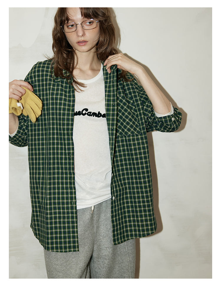 Green Valley Check Overshirt OMOS0284