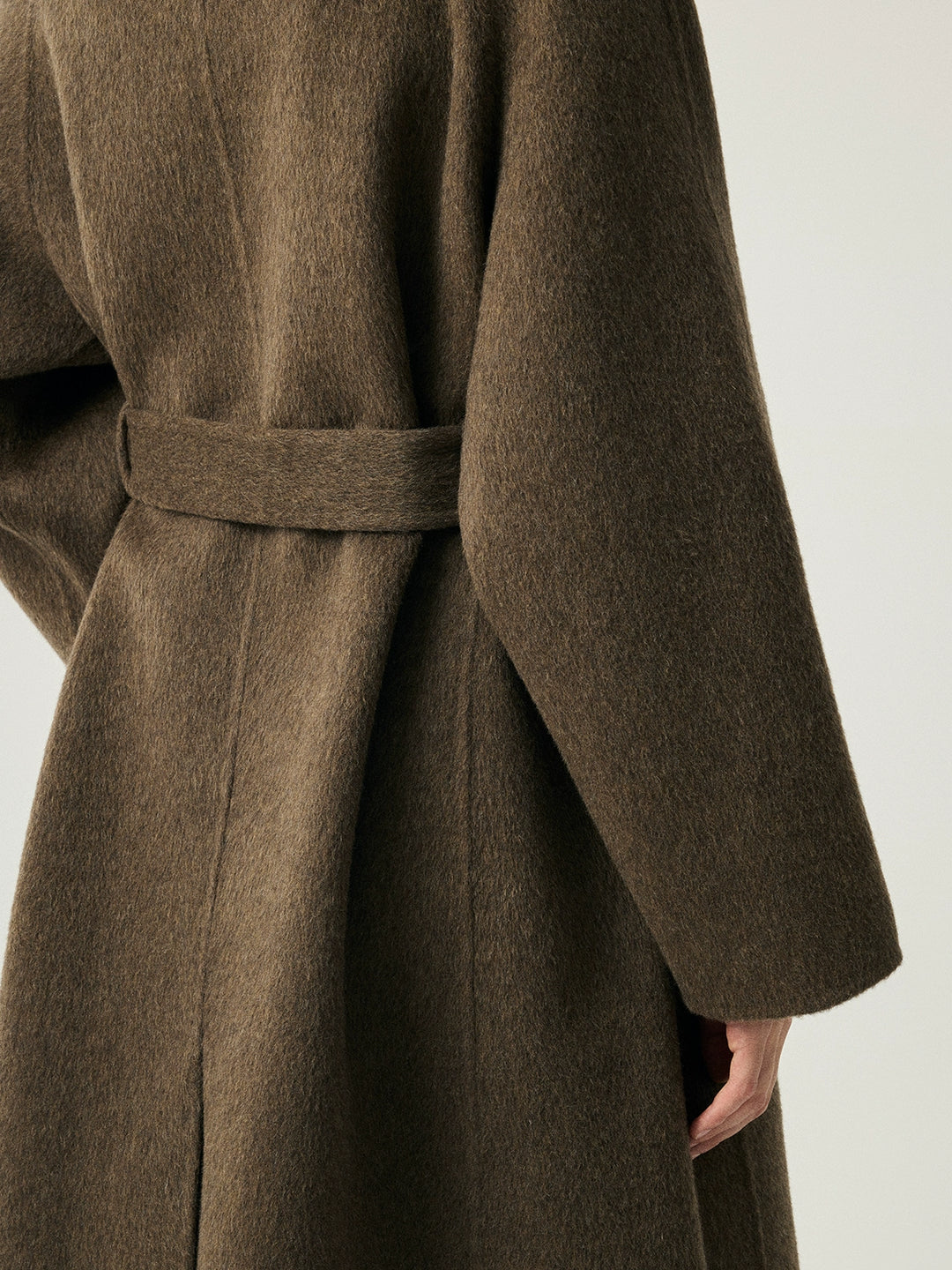 Luxe Wool-Camel Blend Wrap Coat SSWC0090
