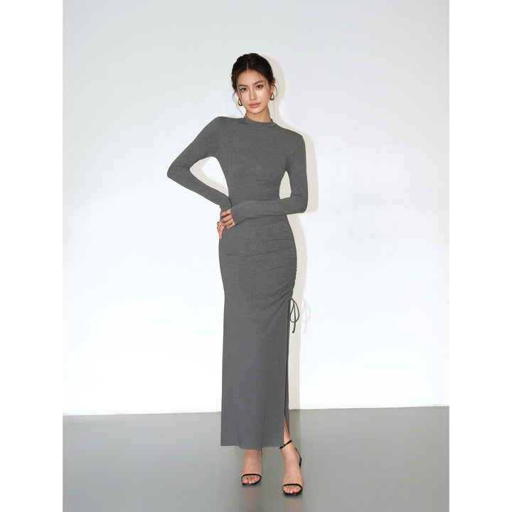 Luxe Knit Elegance Dress NHKD0131