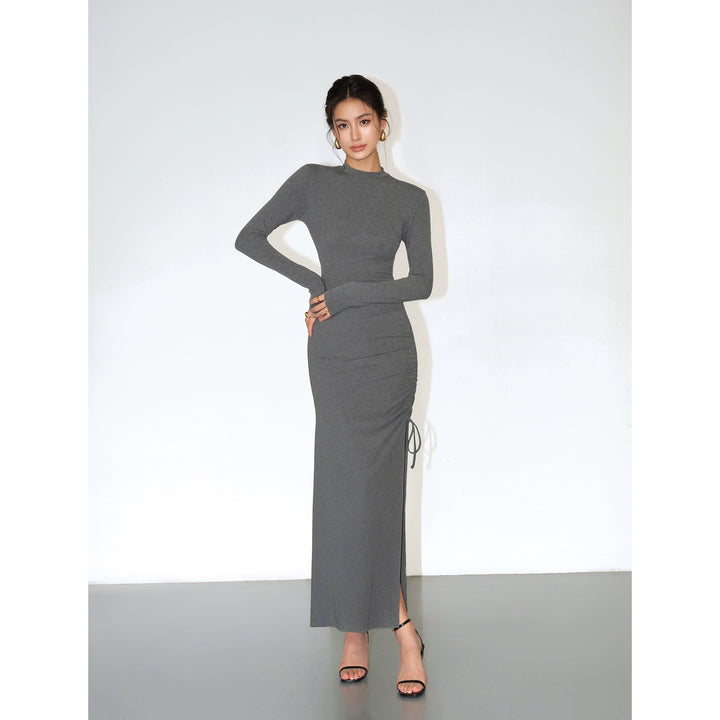 Luxe Knit Elegance Dress NHKD0131