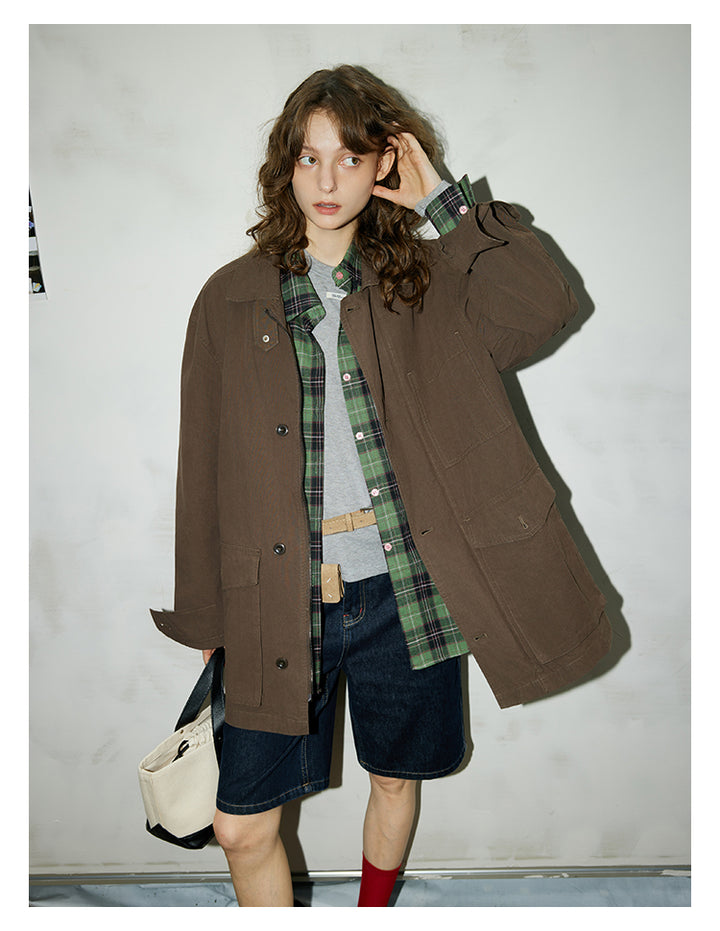 Grass Green Plaid Shirt BMPS0270