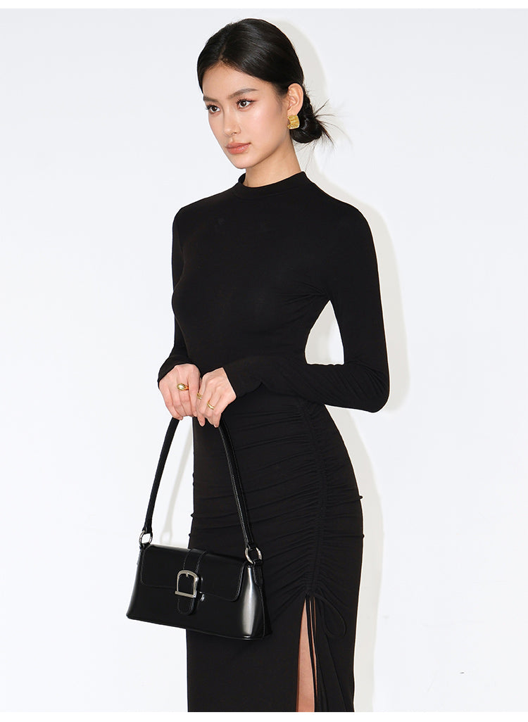 Luxe Knit Elegance Dress NHKD0131