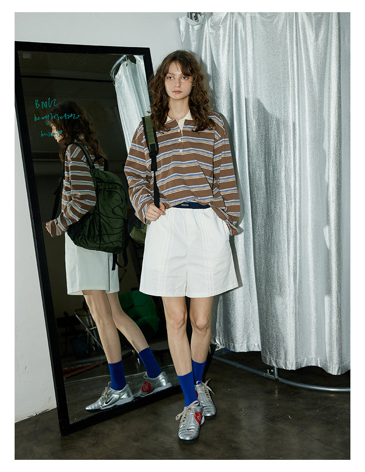 Brown Stripe Cotton Long SleeveBLST0268