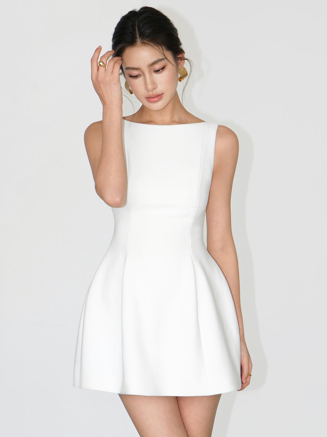 Backless Heart Mini Dress NHMD0160