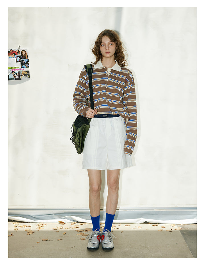 Brown Stripe Cotton Long SleeveBLST0268