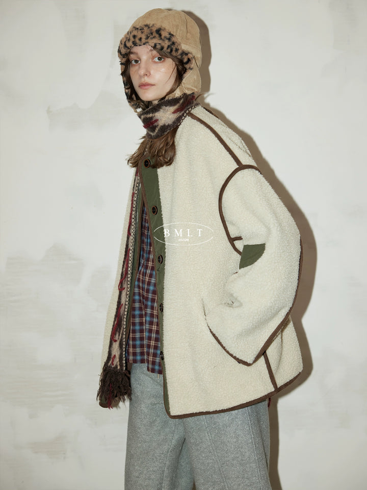 Alpine Cream Fleece Jacket BMFJ0285
