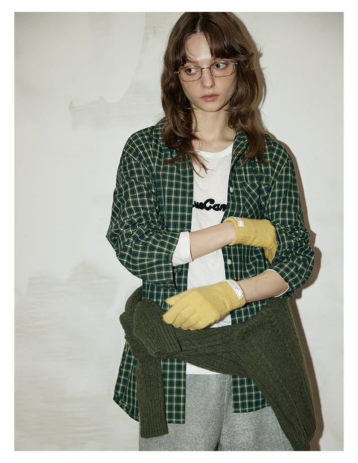 Green Valley Check Overshirt OMOS0284