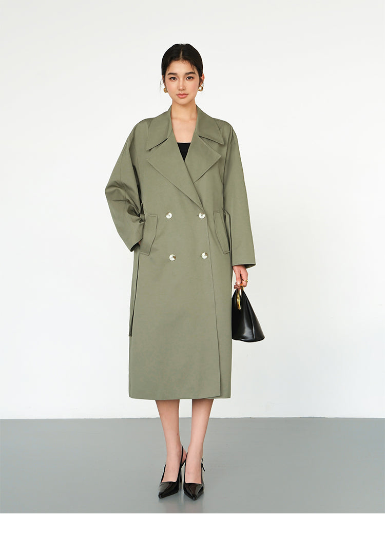 Classic Belted Trench Coat NHTC0150