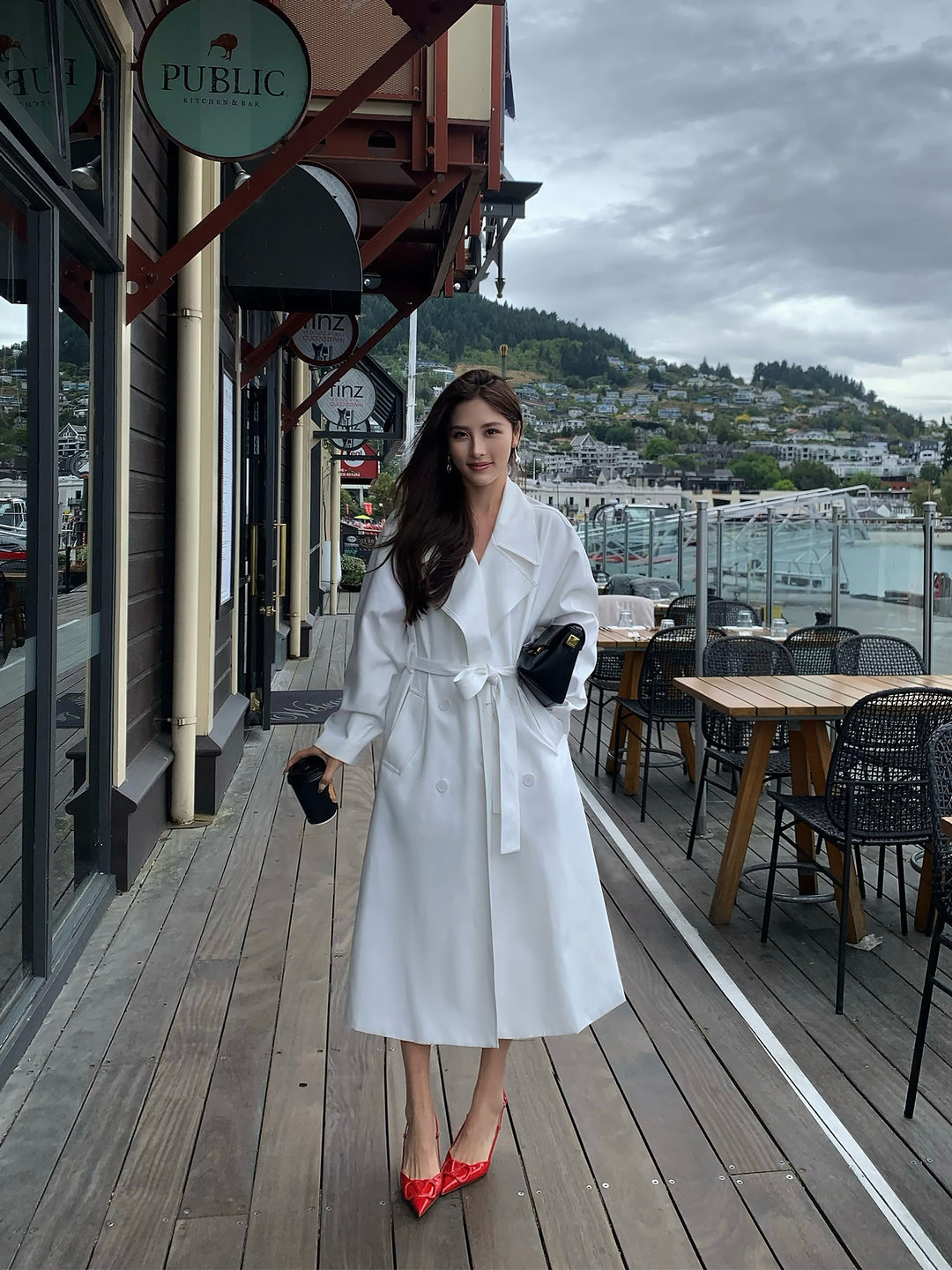 Classic Belted Trench Coat NHTC0150