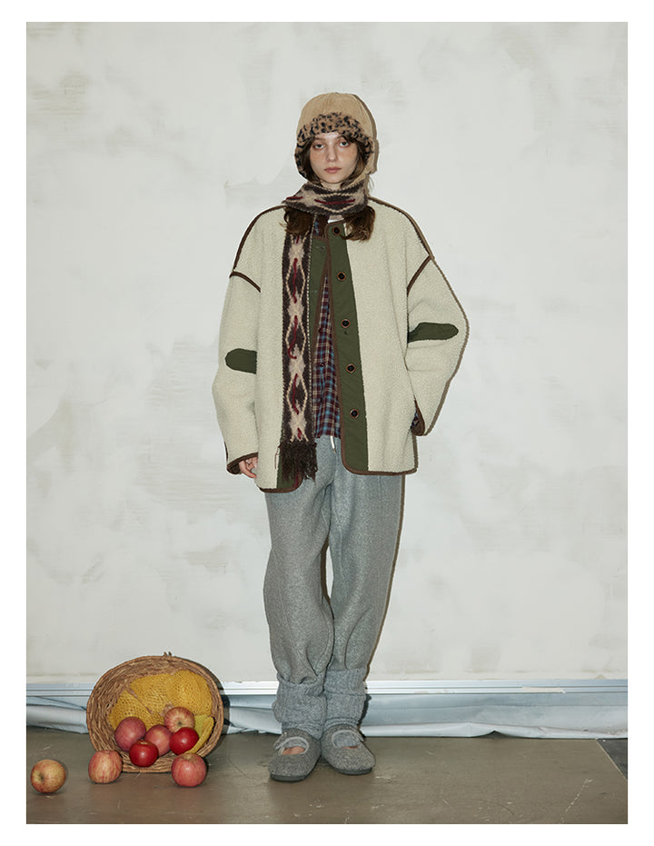 Alpine Cream Fleece Jacket BMFJ0285