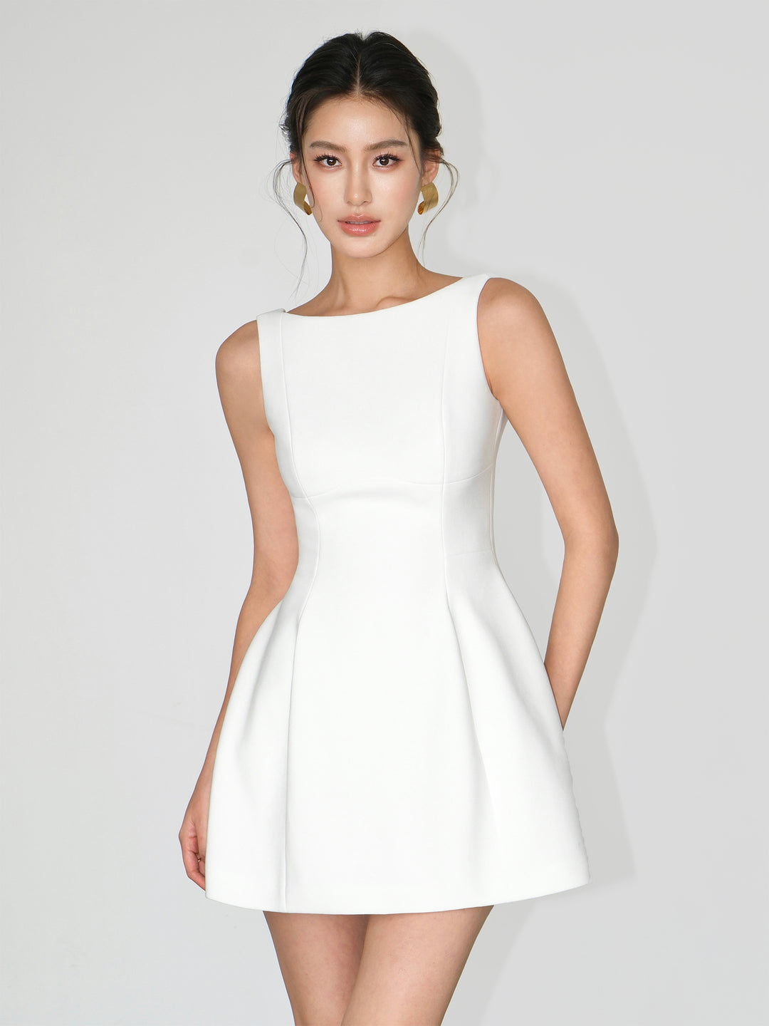 Backless Heart Mini Dress NHMD0160