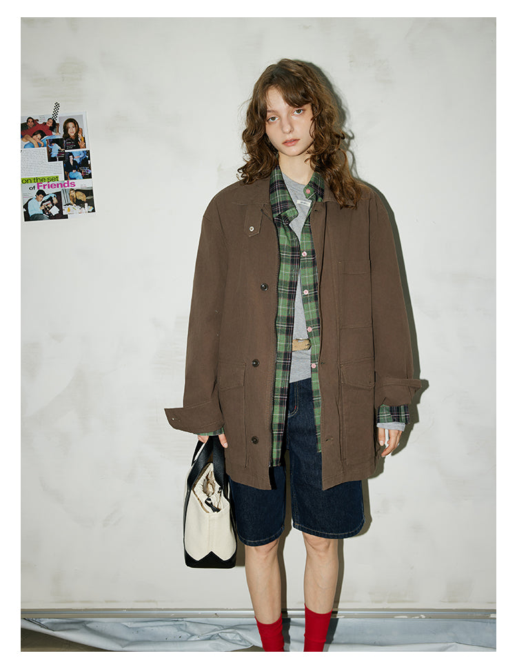 Grass Green Plaid Shirt BMPS0270
