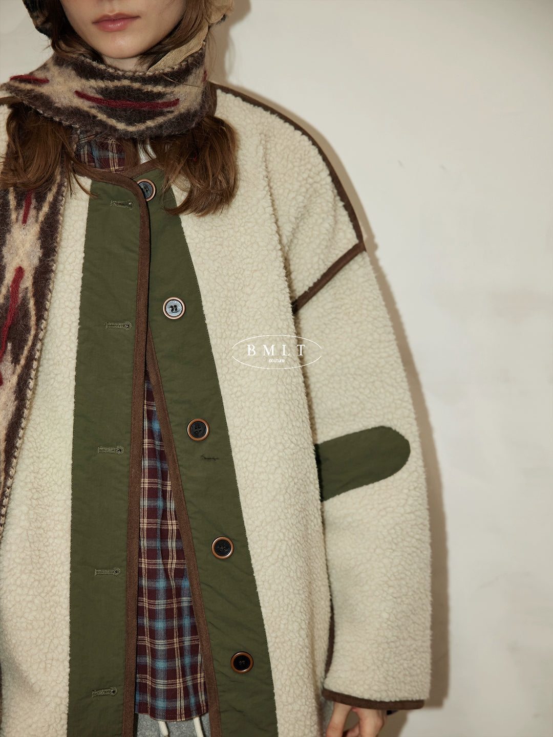 Alpine Cream Fleece Jacket BMFJ0285