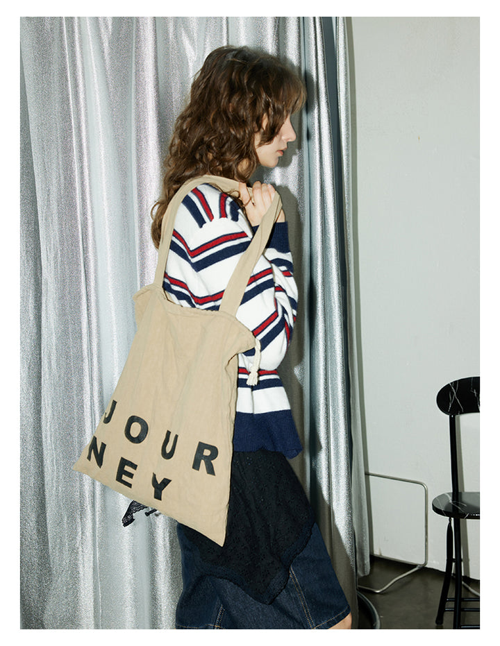 Navy Stripe Knit Cardigan BMKC0272
