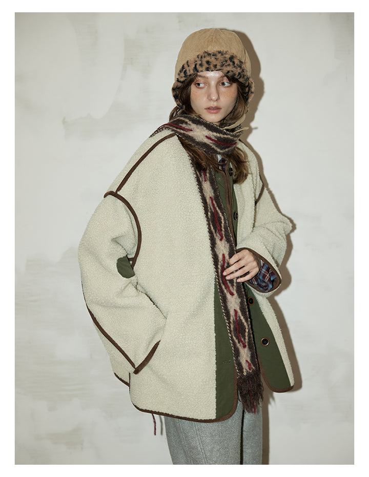 Alpine Cream Fleece Jacket BMFJ0285