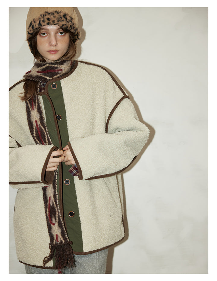 Alpine Cream Fleece Jacket BMFJ0285