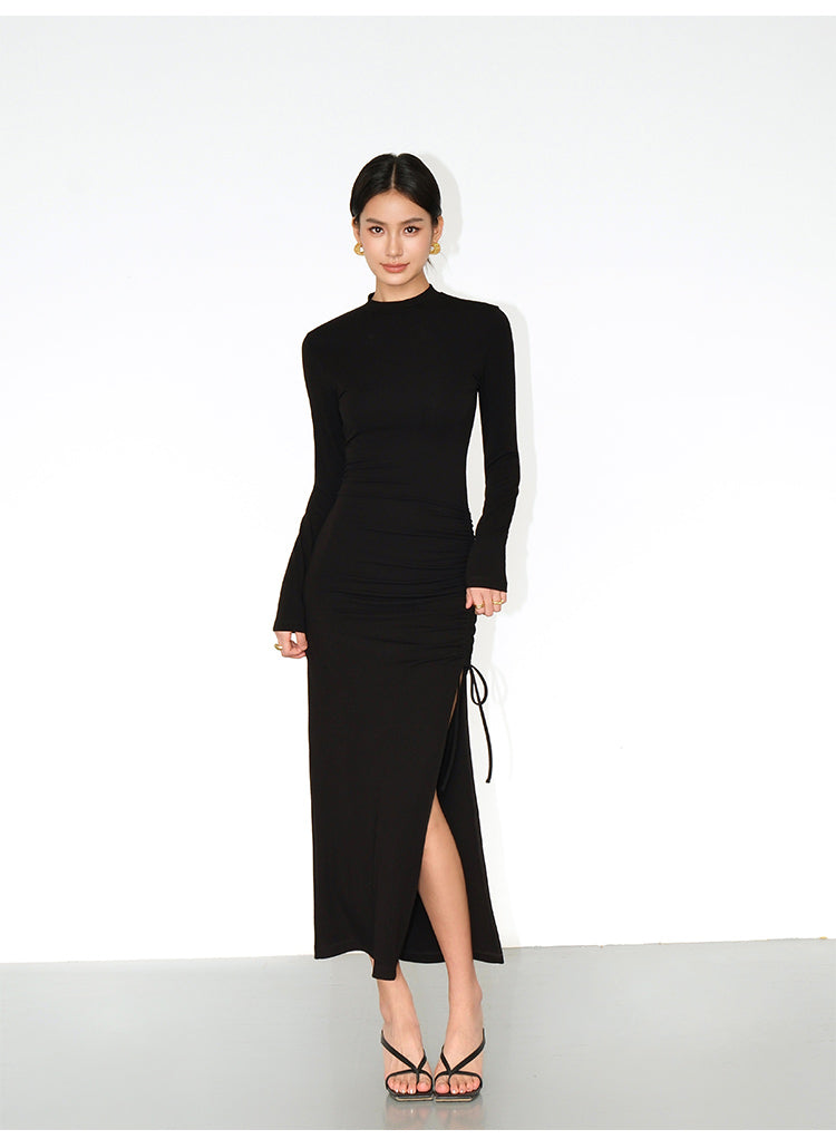 Luxe Knit Elegance Dress NHKD0131
