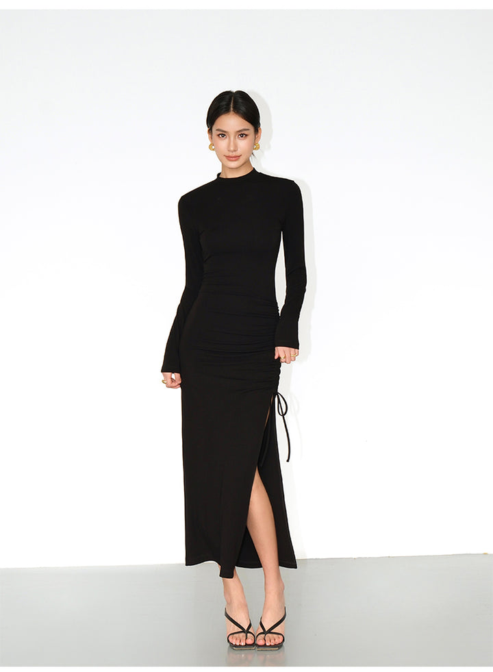 Luxe Knit Elegance Dress NHKD0131