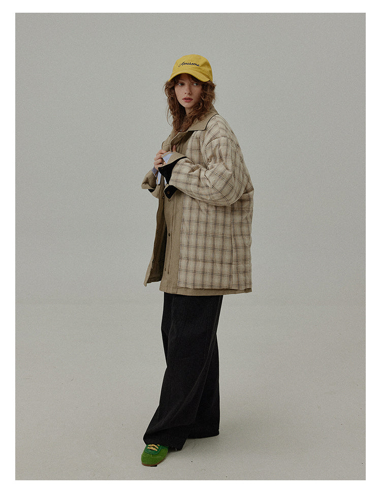 Urban Khaki Oversized Cotton Jacket BMCJ0271