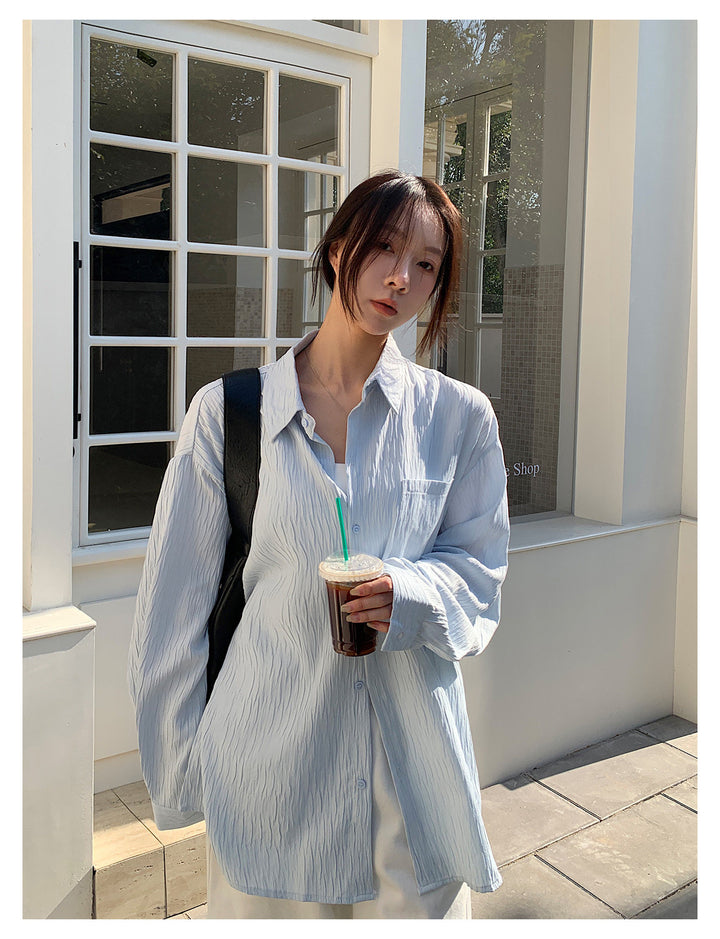 Cloud Veil Crinkle Shirt VWCS0341