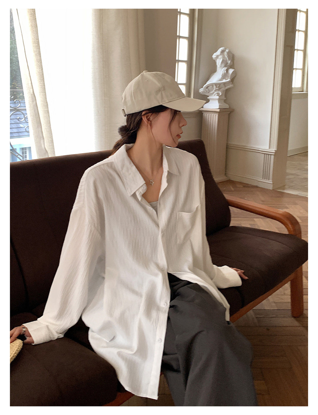 Cloud Veil Crinkle Shirt VWCS0341