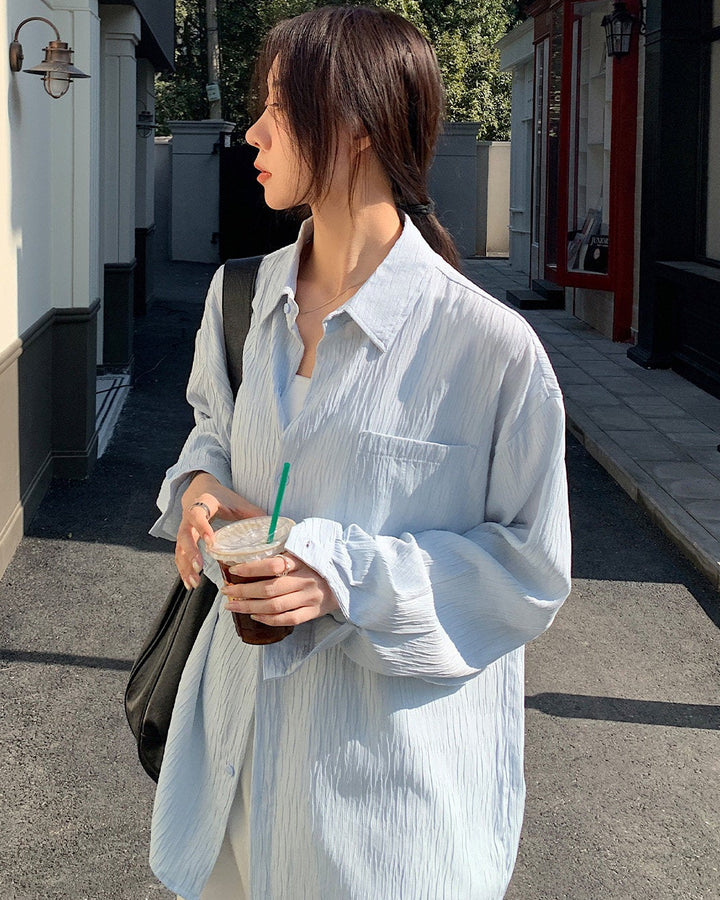 Cloud Veil Crinkle Shirt VWCS0341