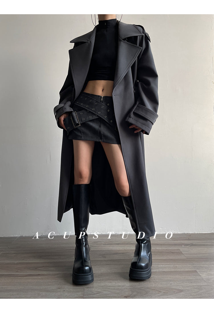 Double-Breasted Trench Coat ACTC0001