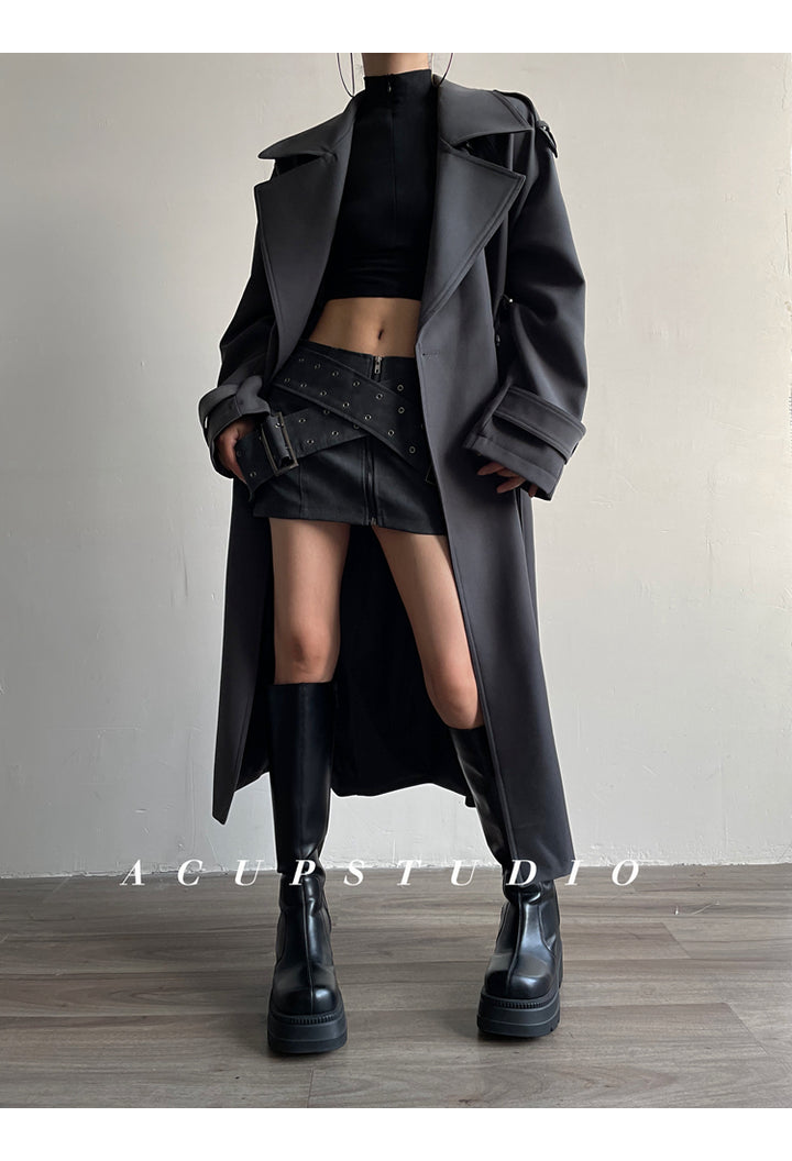 Double-Breasted Trench Coat ACTC0001