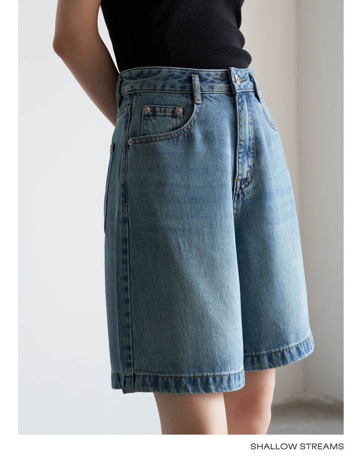 SoftEdge Washed Denim Shorts SSDS0221