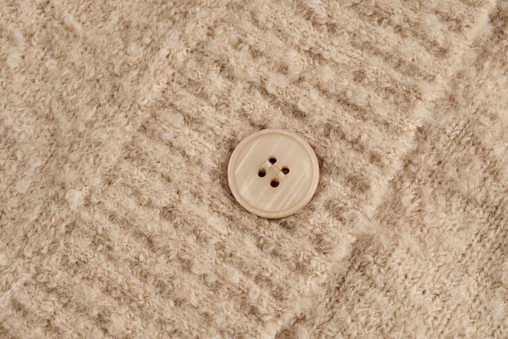 Wool Hoop V-Neck Knit Cardigan SSWC0063
