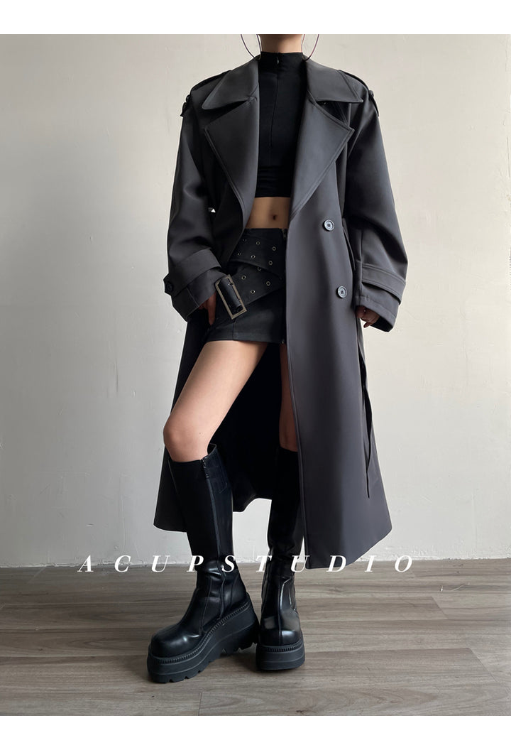 Double-Breasted Trench Coat ACTC0001