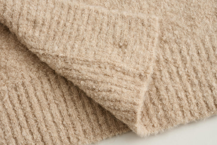 Wool Hoop V-Neck Knit Cardigan SSWC0063