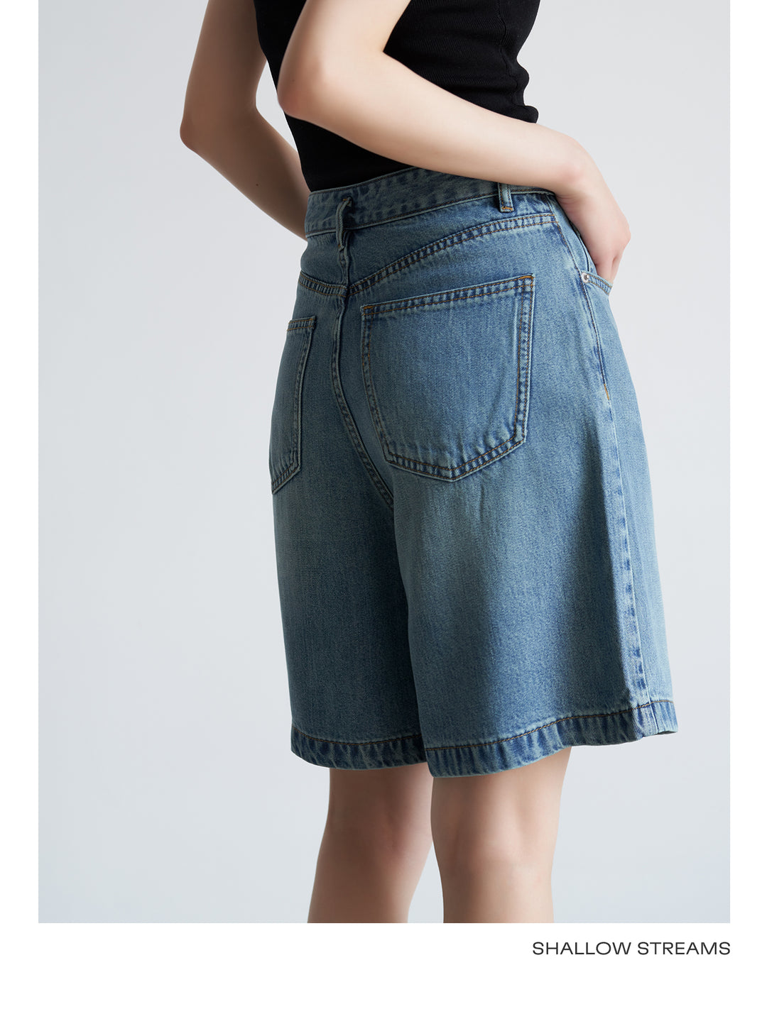 SoftEdge Washed Denim Shorts SSDS0221