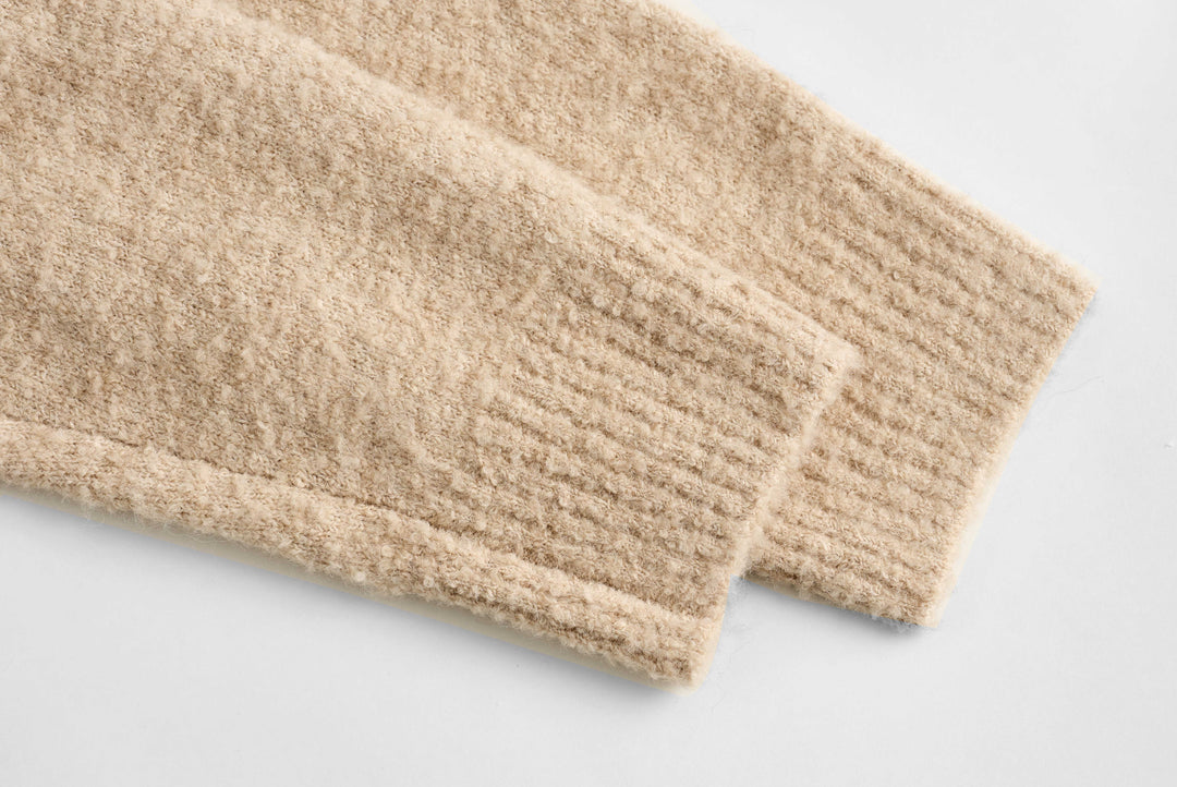 Wool Hoop V-Neck Knit Cardigan SSWC0063