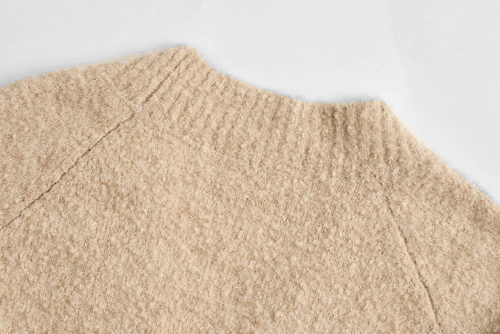 Wool Hoop V-Neck Knit Cardigan SSWC0063
