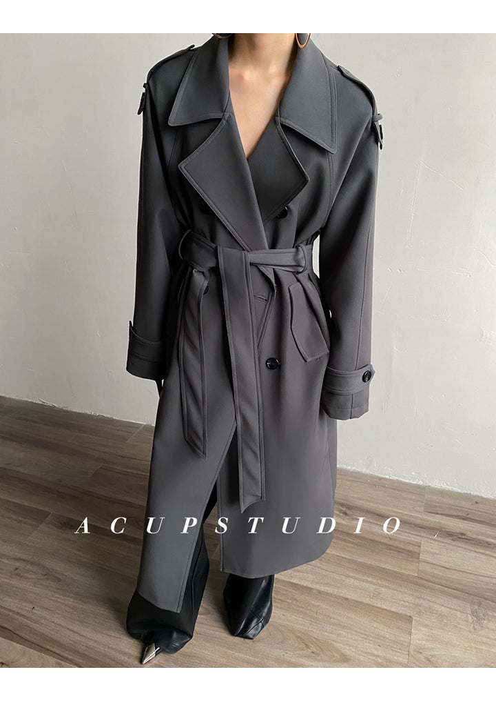 Double-Breasted Trench Coat ACTC0001