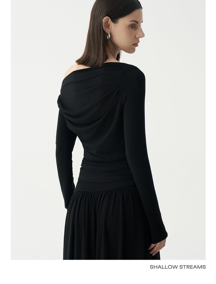 Elegant Off-Shoulder Knit Top SSOT0047